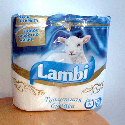туалетная бумага Lambi