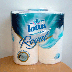 туалетная бумага Lotus Royal